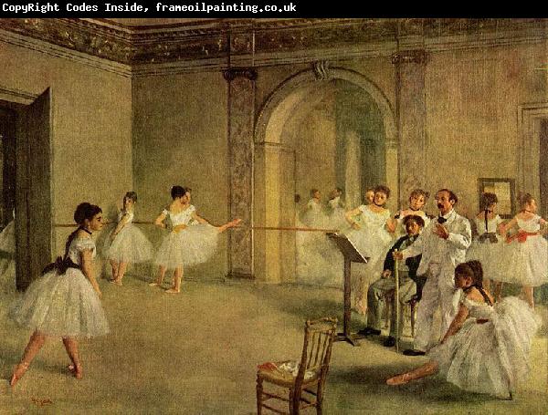 Edgar Degas Ballettsaal der Oper in der Rue Peletier